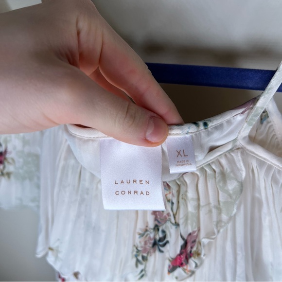 Lauren Conrad Flowy Lined Off-the-Shoulder Blouse - Picture 6 of 8